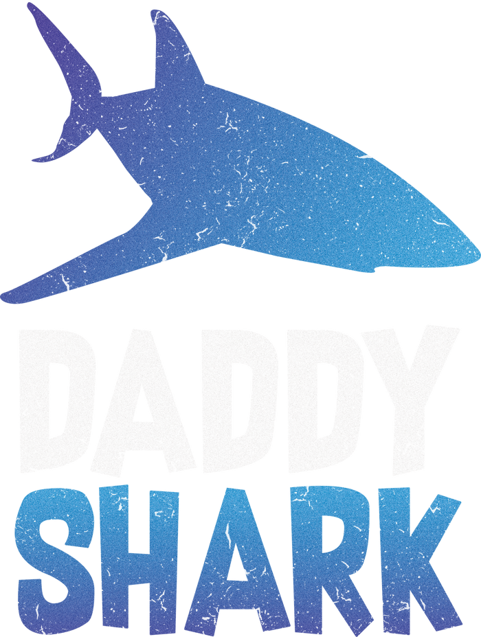 Daddy Shark Drawstring Bag