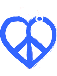 Enough End Gun Violence Heart Peace Sign Protest Tall T-Shirt