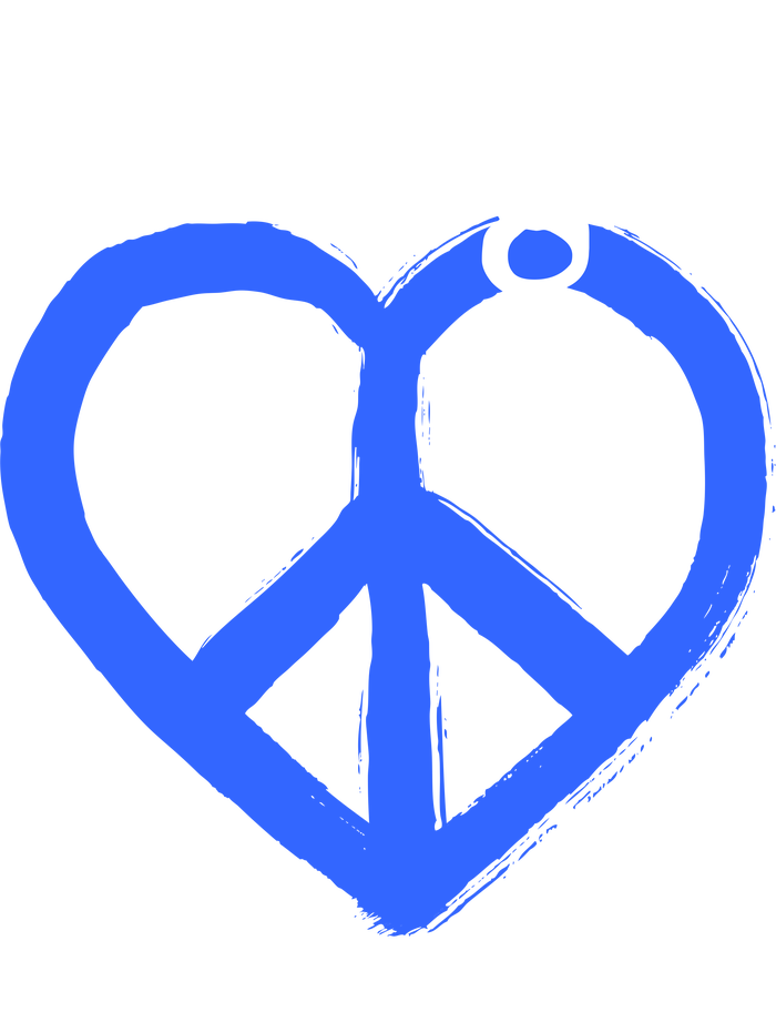 Enough End Gun Violence Heart Peace Sign Protest Tall T-Shirt