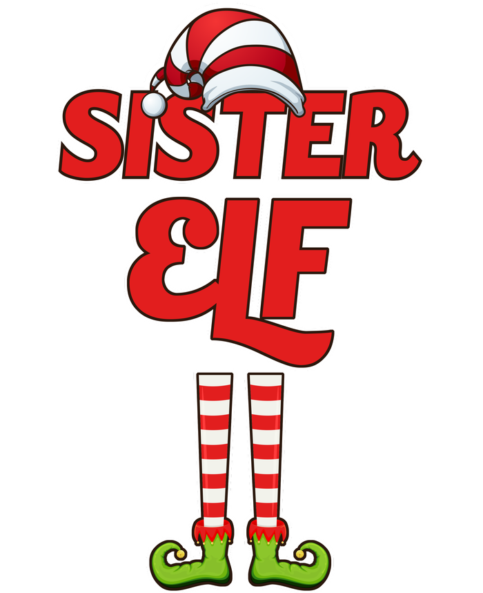 Sister Elf Christmas Pajama Set