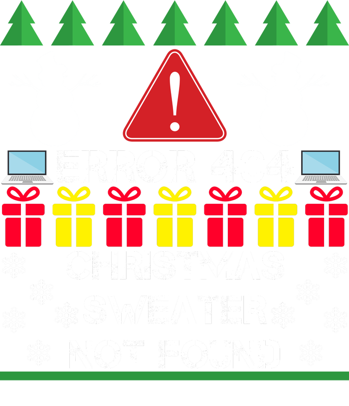 ERROR 404 Christmas Sweater Not Found Womens Funnel Neck Pullover Hood