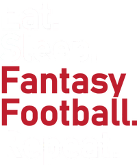 Eat Sleep Fantasy Football Repeat Women's Pullover Hoodie