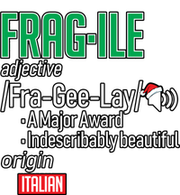 Funny Christmas Fragile Definition  T-Shirt