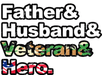 Father Husband Veteran Hero T-Shirt