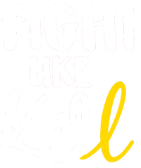 Fight Like A Kid Childhood Cancer Gold Ribbon T-Shirt