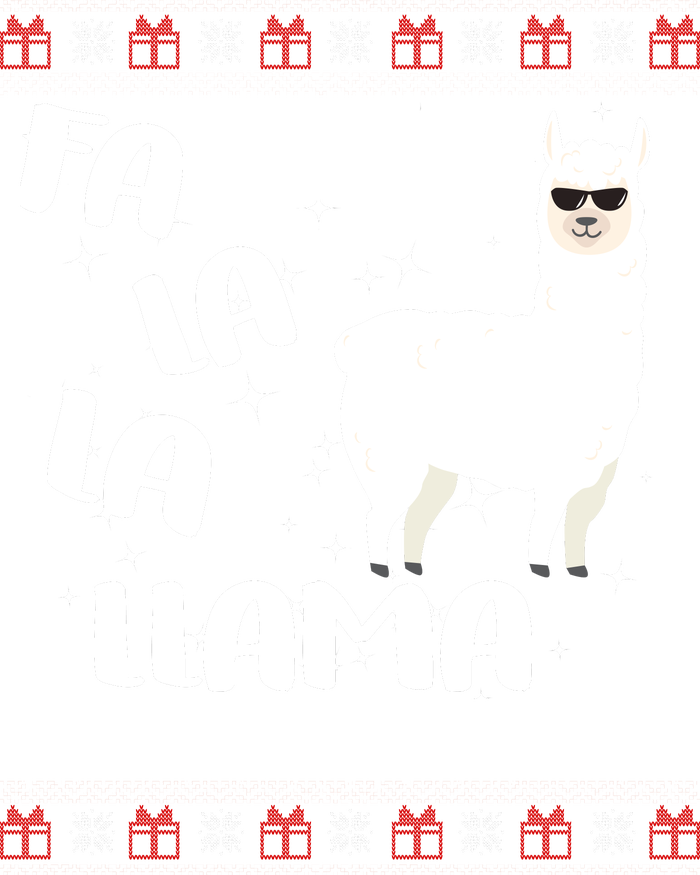 Fa La La Llama Ugly Christmas Full Zip Hoodie