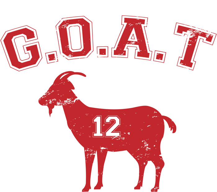 Goat 12 New England Football Fan T-Shirt