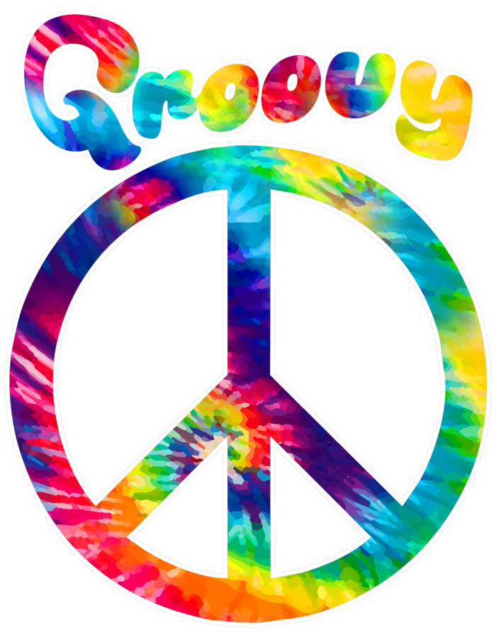 Groovy Peace Sign Poster