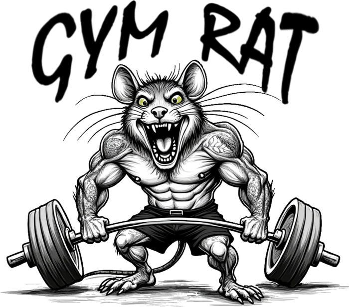 Gym Rat Workout Front and Back Premium T-Shirt