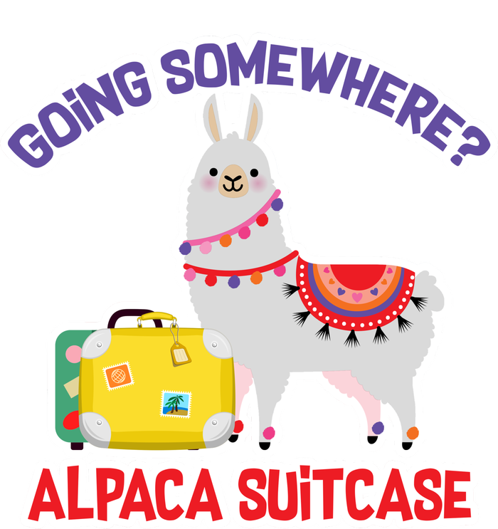 Going Somewhere Alpaca Suitcase Tall T-Shirt