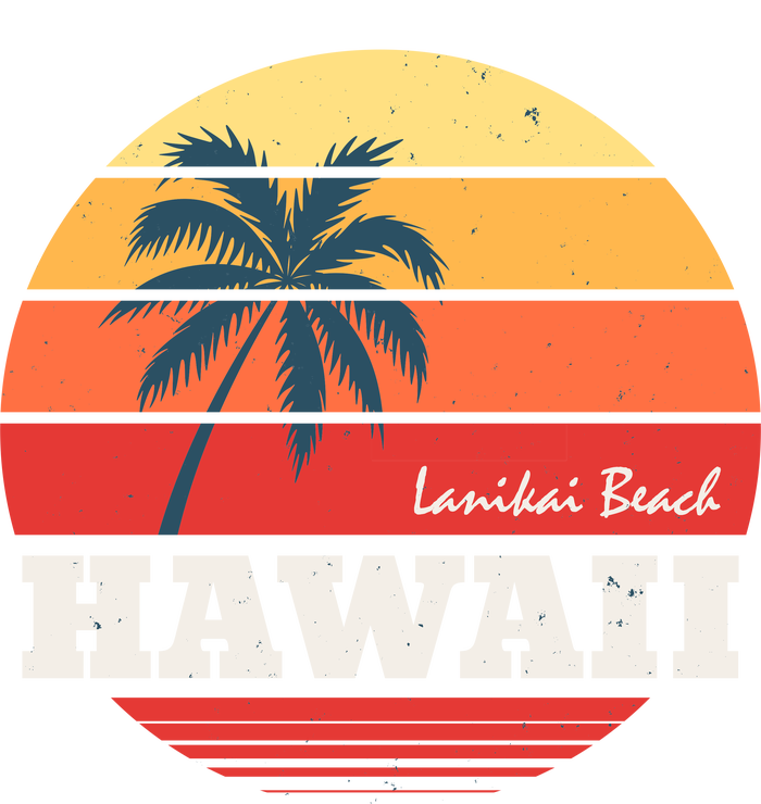 Hawaii Retro Circle T-Shirt