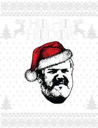 Ho Ho Hodor Ugly Christmas Tie-Dye T-Shirt