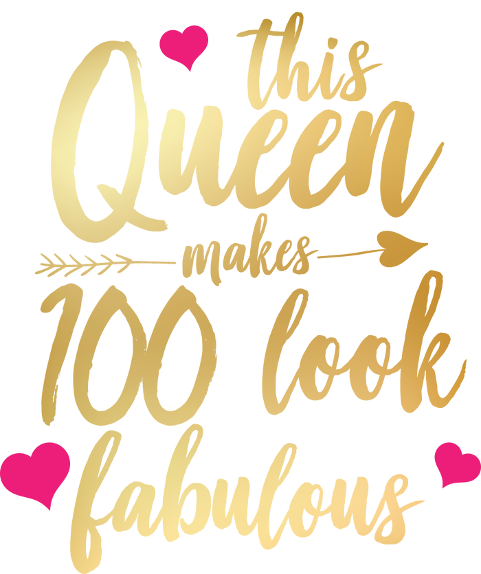 This Queen Makes 100 Look Fabulous  Toddler Hoodie