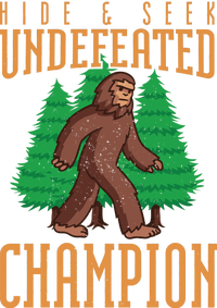 Undefeated Hide & Seek Champion Bigfoot Tank Top