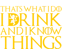 I Drink And Know Things Yupoong Adult 5-Panel Trucker Hat