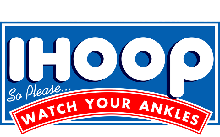 ihoop I Hoop So Please Watch Your Ankles Funny Basketball Kids Hoodie