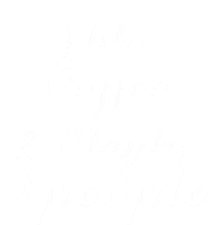 I Like Coffee & Maybe 3 People Short Acrylic Beanie