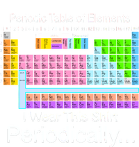 I Wear this Shirt Periodically Periodic Table of Elements Sustainable Beanie