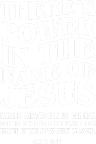 Jesus Saves Theres Power In The Name Of Jesus Acts 4:12 Front And Back Mesh Reversible Basketball Jersey Tank