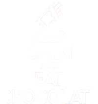 Keep Calm At Eat Chocolate Bumper Sticker