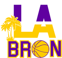 LA Bron Basketball Palm Tree Logo T-Shirt