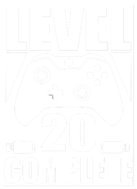 Level 20 Complete Gaming 20th Birthday Hoodie