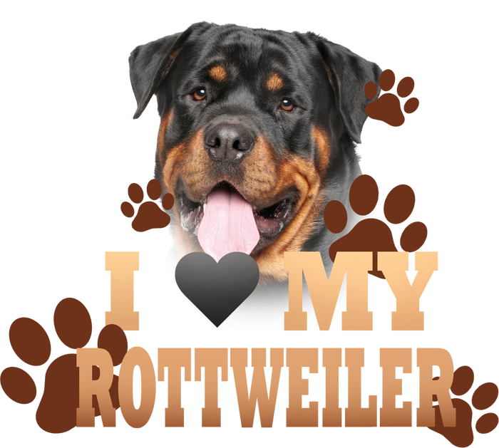 Dogs - I Love My Rottweiler T-Shirt