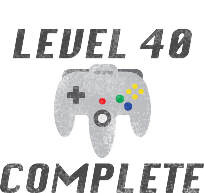 Level 40 Complete 40th Birthday Poster