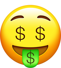 Money Emoji Tall Hoodie