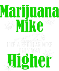 Marijuana Mike Funny Weed 420 Cannabis Dry Zone Grid Polo