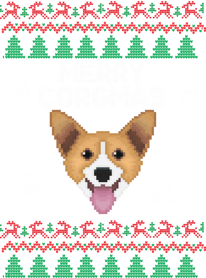 Merry Corgmas Ugly Christmas Tie-Dye T-Shirt