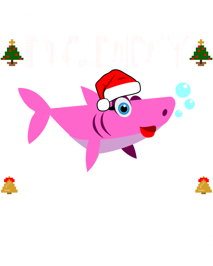 Mommy Shark Doo Doo Cute Ugly Christmas Women's Flannel Pajama Set