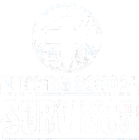 Nursing School Survivor Ceramic Bell Ornament