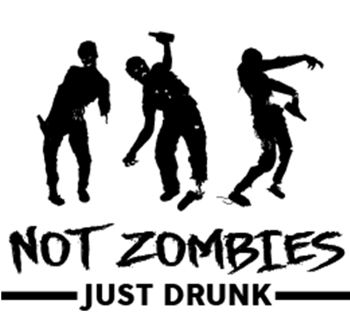 Not Zombies Just Drunk Wool Snapback Cap