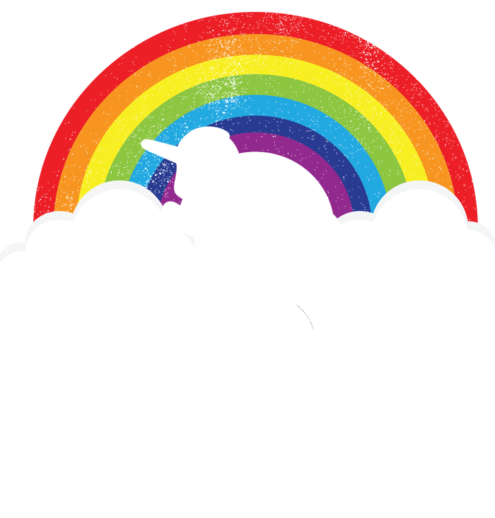 Unicorns Are Born In October Rainbow Retro Tall Hoodie