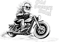 Old Geezers Rule! Sueded Cloud Jersey T-Shirt