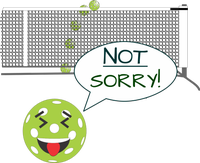 Pickleball Sorry Not Sorry Vector Backpack