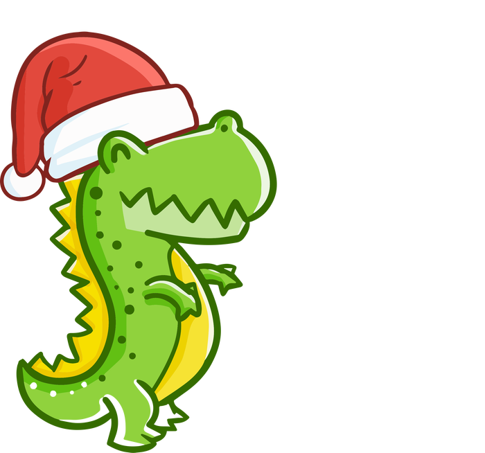 Fa Ra Ra Rawr Dinosaur Christmas Kids T-Shirt