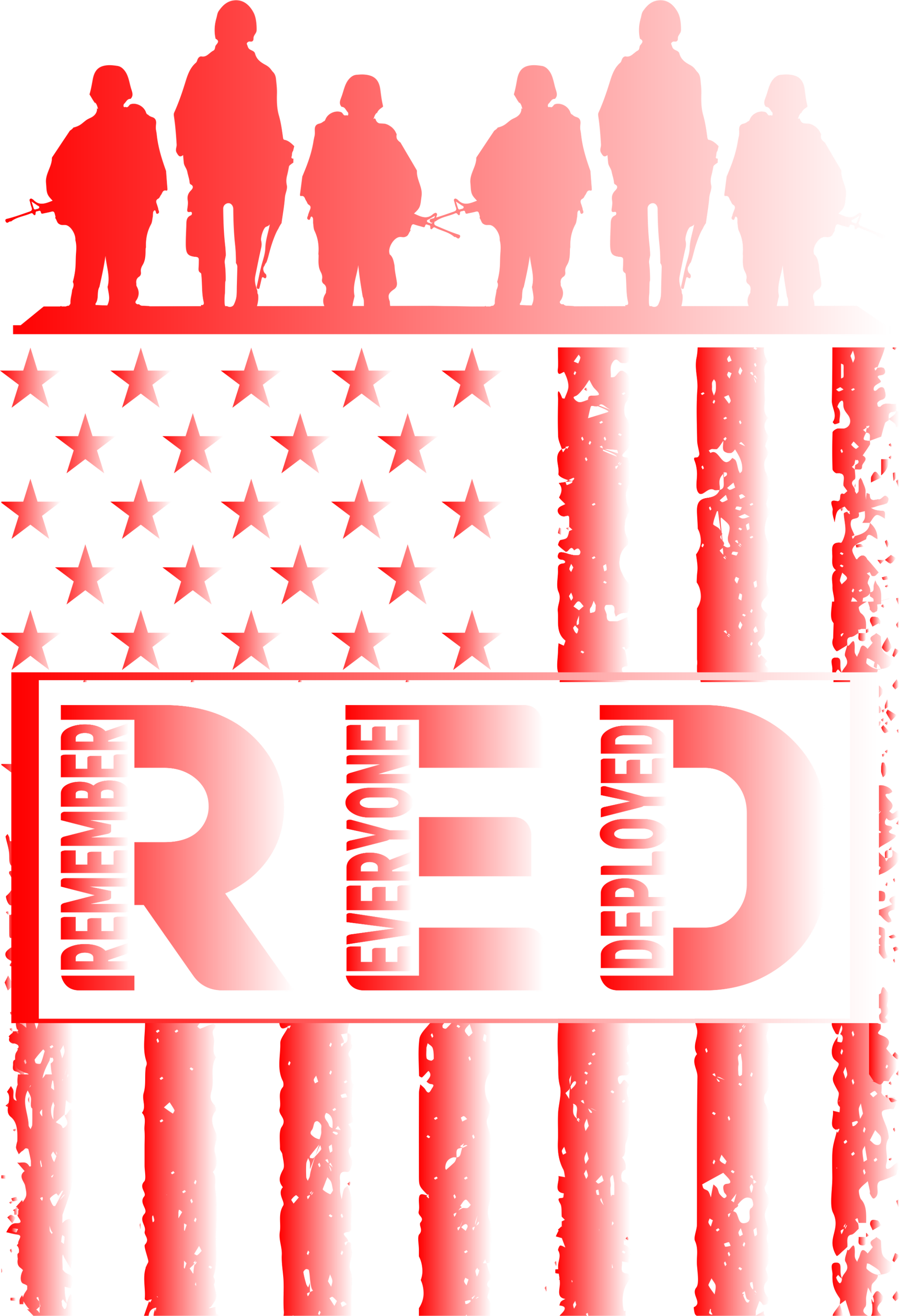 R.E.D. Soldiers Remember Everyone Deployed R.E.D. Friday Tank Top