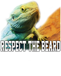 Respect The Beard Funny Bearded Dragon 16 in Basic Backpack