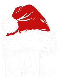 Christmas Santa Hat Dad T-Shirt