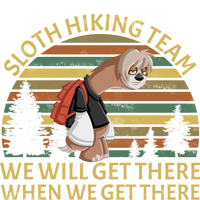 Sloth Hiking Team We Will Get There When We Get There Knit Cap Winter Beanie