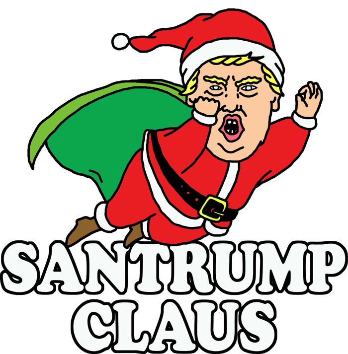 Santa Claus Donald Trump Santatrump Impact Tech Backpack