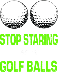 Stop Staring At My Golf Balls Hooded Wearable Blanket