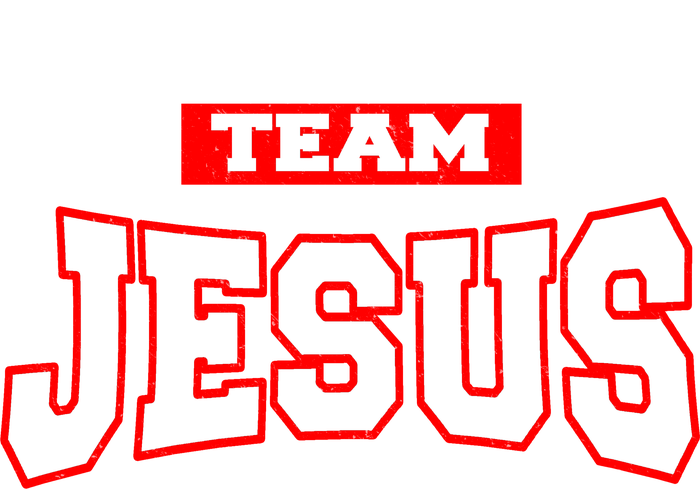 Vintage Team Jesus Funny Christian Canvas