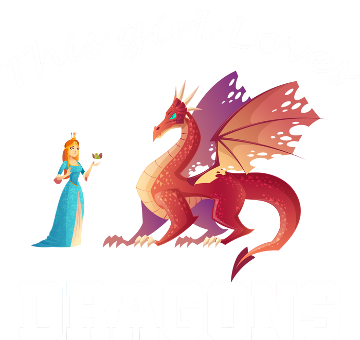 This Girl Loves Dragons Doggie Tank