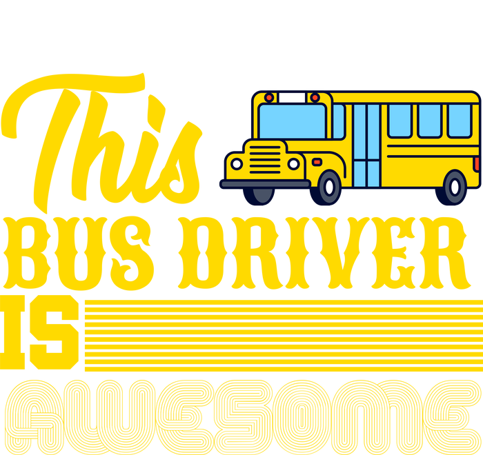 This Bus Driver Is Awesome Women's Long Sleeve Flannel Pajama Set 