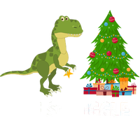 The Struggle T-rex Christmas Tree Metallic Star Ornament