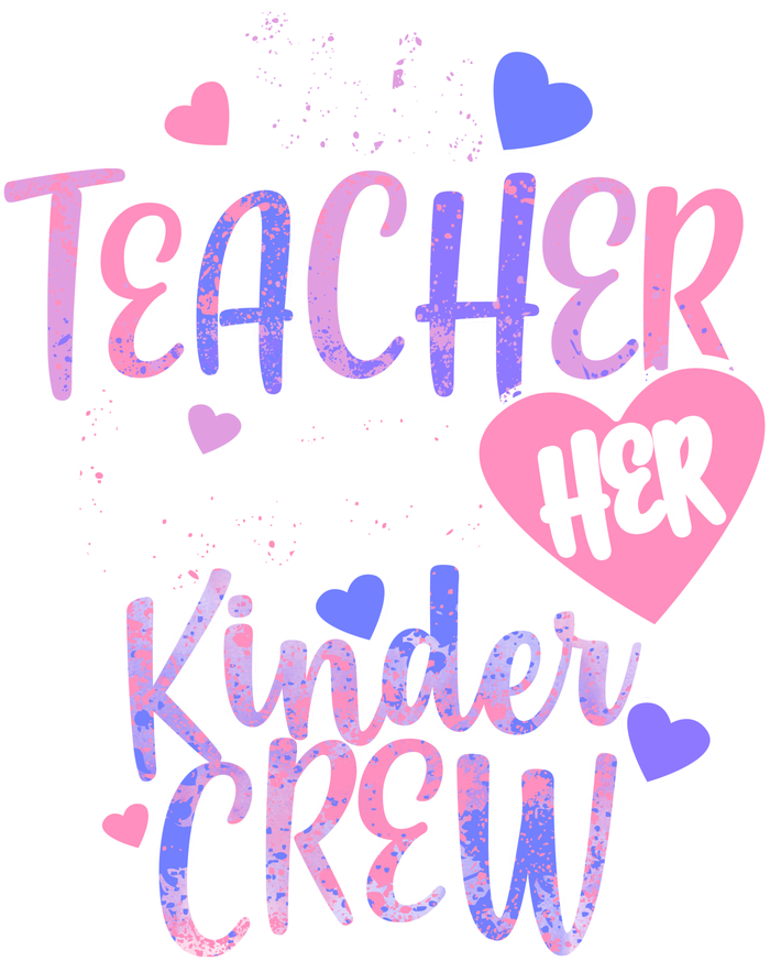 This Teacher Loves Her Kinder Crew Toddler Sweatshirt