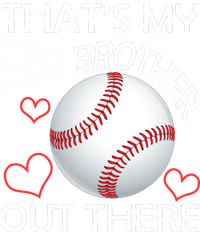 Supportive Baseball Sister That's My Brother Out There Premium Hoodie